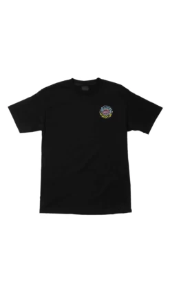 Santa Cruz Slime Balls Logo Chrome Mens T-Shirt Black