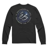 ES International Mens Long Sleeve Tee Black
