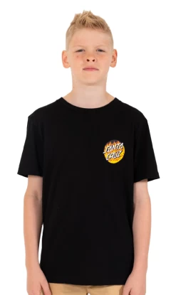 Santa Cruz Blaze Dot Youth T-Shirt Black