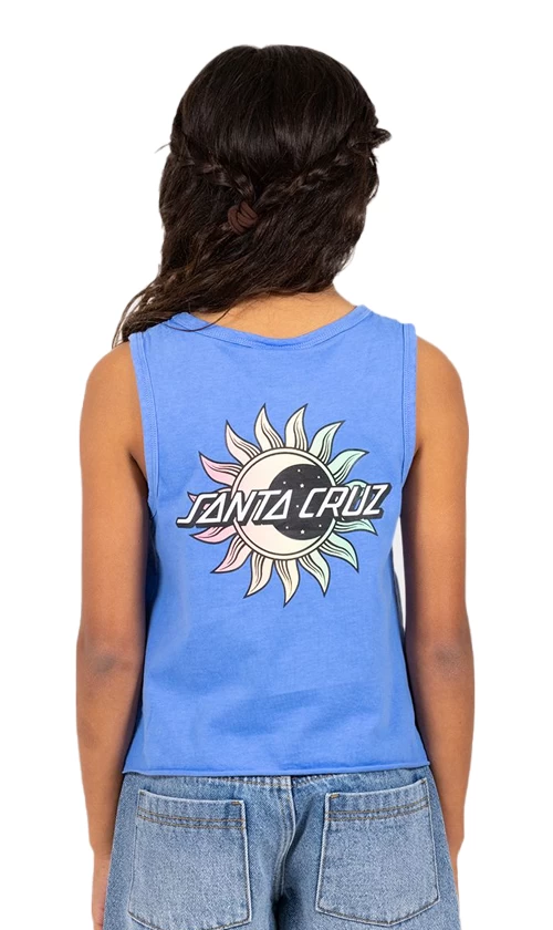 Santa Cruz Crescent Dot Fade Girls Tank Top Lotus 2 Santa Cruz Crescent Dot Fade Girls Tank Top Lotus - Image 2