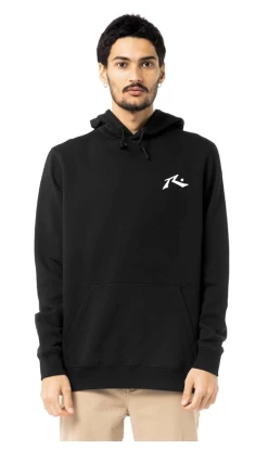 Rusty Competition Mens Fleece Hoodie Black