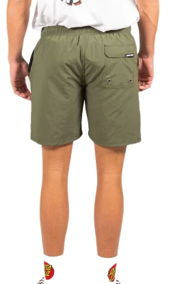 Trendy Clothing Store -Trendy Clothing Store 3SantaCruzClassicDotCruzierMensBeachShortsGreen