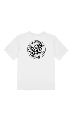 Santa Cruz MFG Dot Mens T-Shirt White -Trendy Clothing Store 3SantaCruzMFGDotMensT ShirtWhite