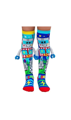 Madmia Robots Toddler Socks