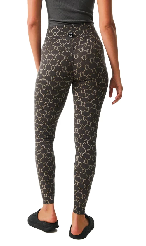 Afends Lois Recycled Ladies Leggings Steel 3 Afends Lois Recycled Ladies Leggings Steel - Image 3