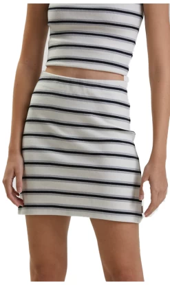 Afends Moby Ladies Mini Skirt Shadow