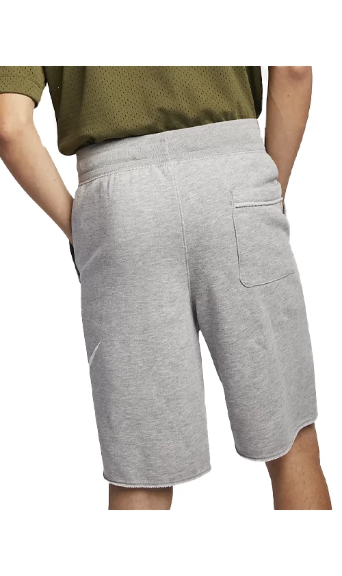 Nike Sportswear Alumni Mens Shorts Grey/White 4 Nike Sportswear Alumni Mens Shorts Grey/White - Image 4