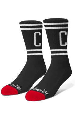Globe Chocolate Athletic C Socks Black