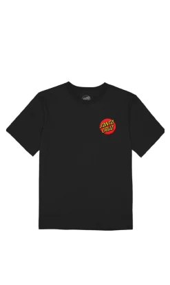 Santa Cruz Classic Dot Mens T-Shirt Black