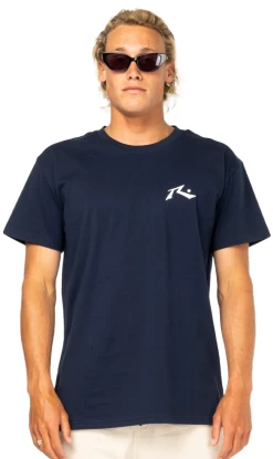 Rusty Competition Youth T-Shirt Navy Blue