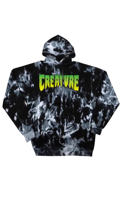 Creature Logo Mens Hoodie Tie Dye 1 Creature Logo Mens Hoodie Tie Dye