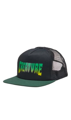Creature Logo Trucker Cap Black/Green