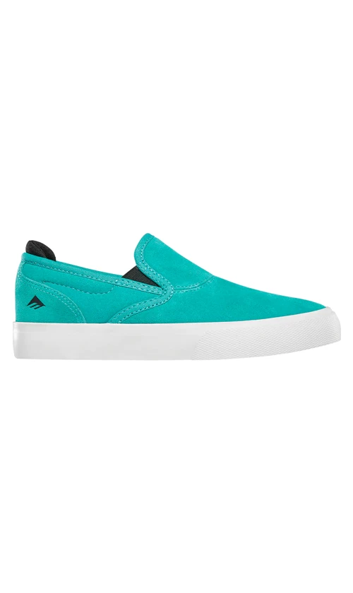 Emerica Wino G6 Youth Slip-On Shoes Aqua 1 Emerica Wino G6 Youth Slip-On Shoes Aqua