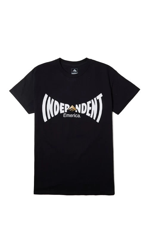 Emerica X Indy Span T-Shirt Black 1 Emerica X Indy Span T-Shirt Black