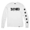Etnies X Bones Mens Long Sleeve Tee White