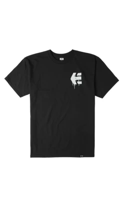 Etnies X Bones Mens T-Shirt Black