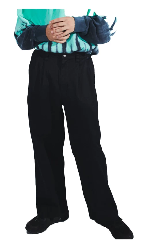 Afends Fat Cat Mens Suit Pants Black 3 Afends Fat Cat Mens Suit Pants Black - Image 3