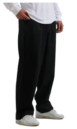 Afends Fat Cat Mens Suit Pants Black