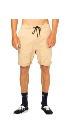 Rusty Hooked On 18 Mens Elastic Shorts