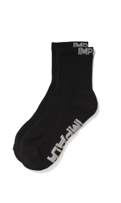 Impala Everyday Socks 3pk Black -Trendy Clothing Store ImpalaEverydayBlack1