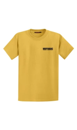 Independent Original 78 Fit Mens T-Shirt Vintage Yellow