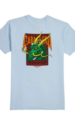 Powell Peralta Caballero Street Dragon Mens T-Shirt Powder Blue