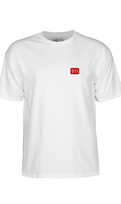 Powell Peralta Frankie Hill Bulldog Mens T-Shirt White 2 Powell Peralta Frankie Hill Bulldog Mens T-Shirt White - Image 2