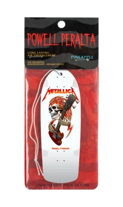 Powell Peralta X Metallica MS Air Freshener White