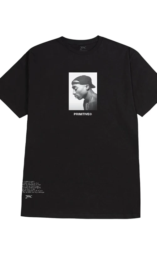 Primitive X Tupac No Changes T-Shirt Black 1 Primitive X Tupac No Changes T-Shirt Black