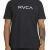RVCA Big RVCA Washed Mens Black T-Shirt Black