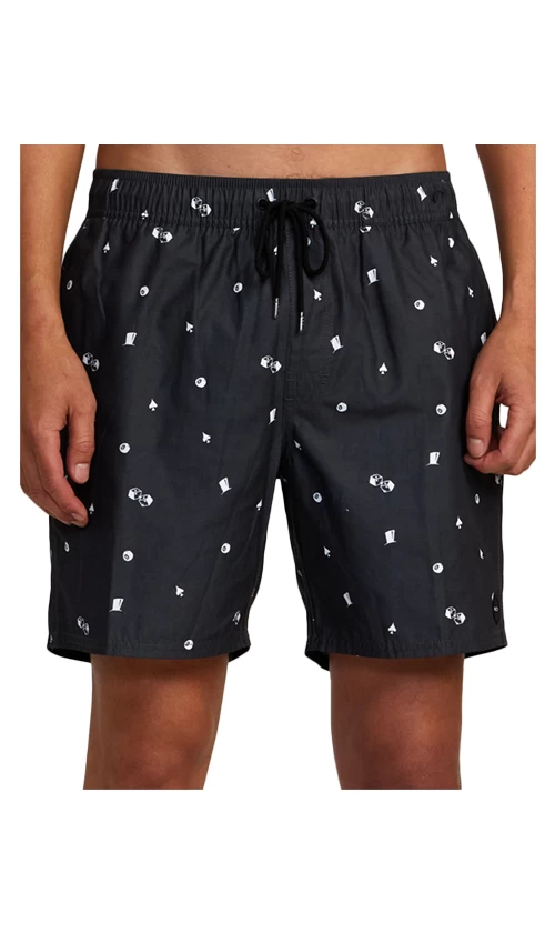 RVCA Perry Elastic 2 Mens Shorts New Black 1 RVCA Perry Elastic 2 Mens Shorts New Black