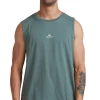 RVCA Slice Mens Muscle Tee Balsam Green