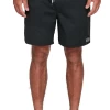 RVCA Opposites Mens Elastic Shorts Black