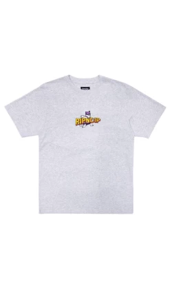 Rip N Dip Captain Nermal Pants T-Shirt Heather Grey