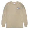 Rip N Dip Lord Nermal Mens Long Sleeve Tee Tan
