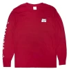 Rip N Dip Lord Nermal Mens Long Sleeve Tee Burgundy