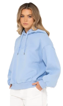 Rusty Script Oversize Ladies Hoodie Blue Bell 5 Rusty Script Oversize Ladies Hoodie Blue Bell -Trendy Clothing Store RustyScriptOversizeLadiesHoodieBlueBell