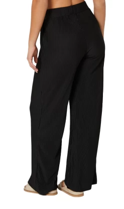 Rusty Stine Ladies Wide Leg Pants Black -Trendy Clothing Store RustyStineLadiesWideLegPantsv3
