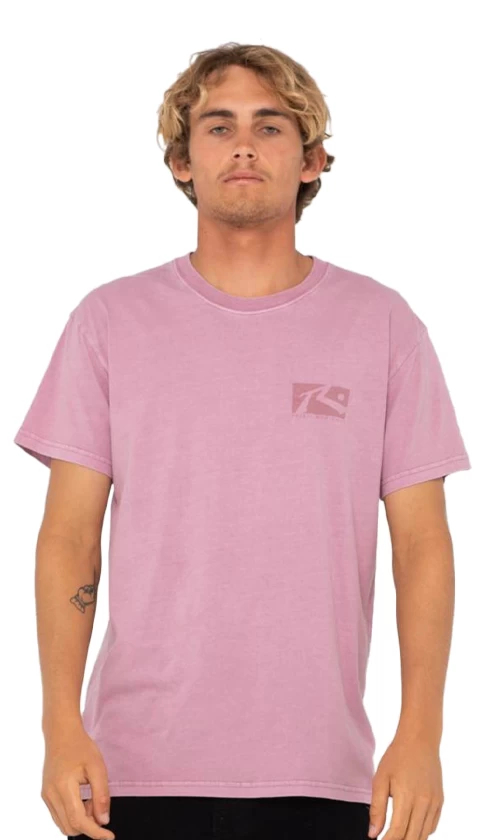 Rusty Washed In Mens T-Shirt Elderberry 1 Rusty Washed In Mens T-Shirt Elderberry