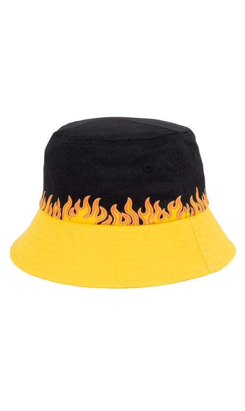 Santa Cruz Blaze Bucket Hat Black 2 Santa Cruz Blaze Bucket Hat Black - Image 2