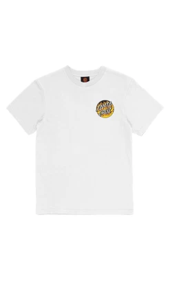 Santa Cruz Blaze Dot Youth T-Shirt White