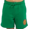 Santa Cruz Classic Dot Youth Track Shorts Green