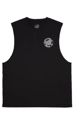 Santa Cruz MFG Dot Mens Muscle Tee Black