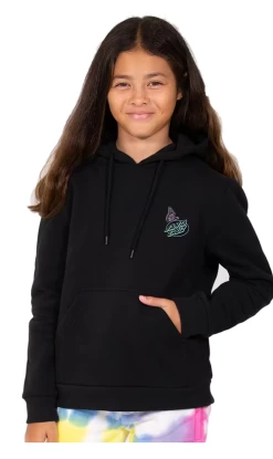 Santa Cruz Mushroom Monarch Dot Ladies Hoodie Black