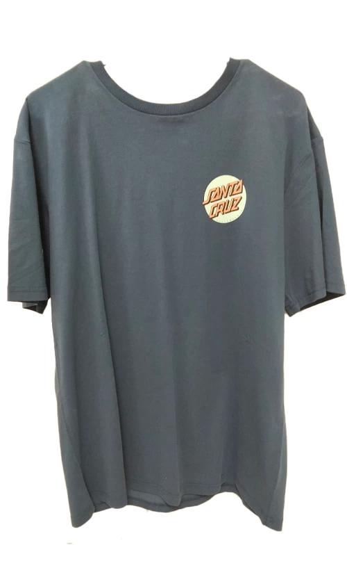 Santa Cruz Other Dot Pop Ladies Boyfriend T-Shirt Navy 2 Santa Cruz Other Dot Pop Ladies Boyfriend T-Shirt Navy - Image 2