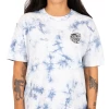 Santa Cruz Wave Poppy Fusion Ladies T-Shirt Opal Tie Dye