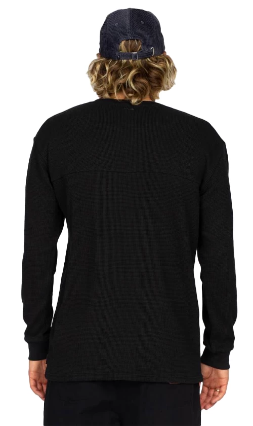 Rusty Short Cut Waffle Mens Long Sleeve Tee 2 Rusty Short Cut Waffle Mens Long Sleeve Tee - Image 2