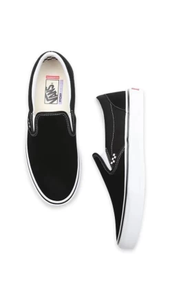 Vans Skate Slip-On Pro Shoes Black/White -Trendy Clothing Store Sk8SlipOnBW