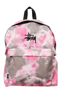 Stussy TieDye Backpack Raspberry/Dusty Green