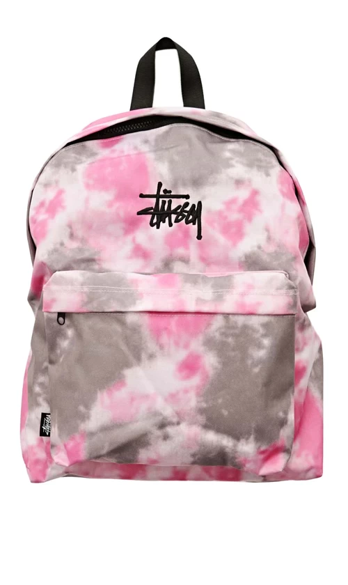 Stussy TieDye Backpack Raspberry/Dusty Green 1 Stussy TieDye Backpack Raspberry/Dusty Green